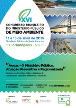 XVI Congresso Brasileiro do Ministério Público de Meio Ambiente acontece entre os dias 13 e 15 de abril em Florianópolis com o apoio do IDPV