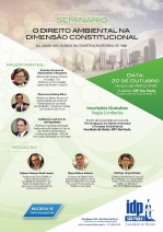 Seminário de Direito Ambiental na Faculdade de Direito do Instituto de Direito Público de São Paulo (IDP)