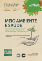 E-book - Anais/E-book - Tesistas Pós-Graduação e Teses Profissionais e Anais Teses de Graduação - 25º Congresso Brasileiro de Direito Ambiental